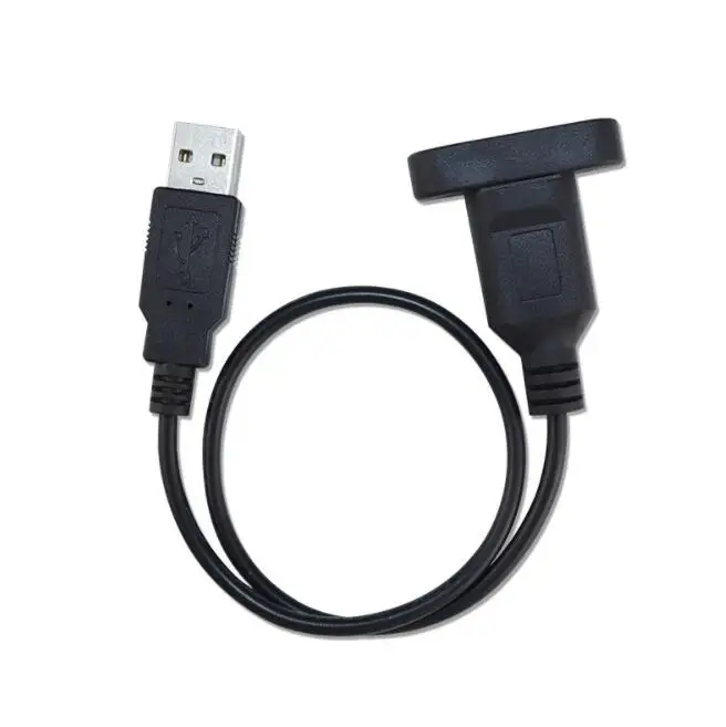 

480Mbps USB 2.0 A male to USB 2.0 A female with panel mount screw cable 2021 cabletolink factory