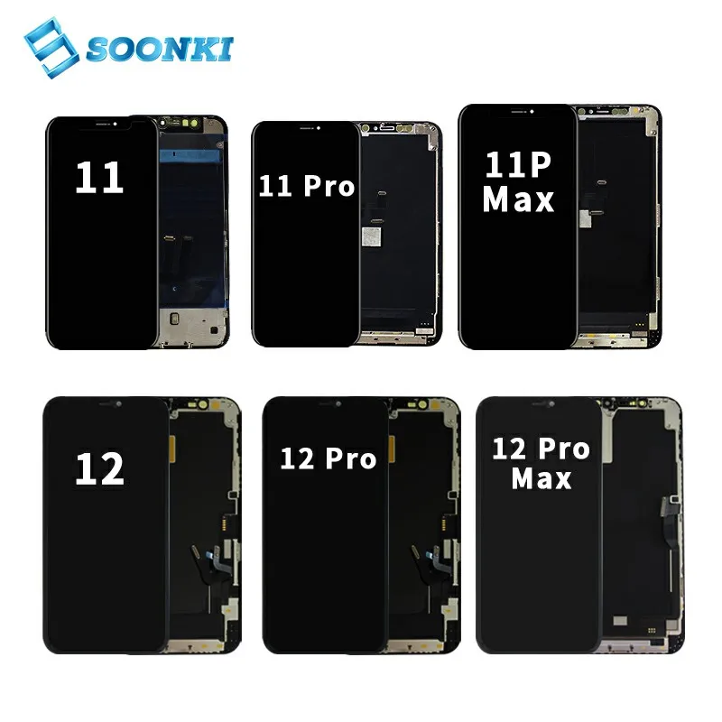 

Free sample cell phone parts for iphone 11pro max lcd display for iphone 12 Pro max 11 12 ecran