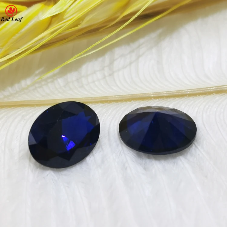 

China Guangxi Hot sale 114# Synthetic Spinel Oval shape Loose Gemstone