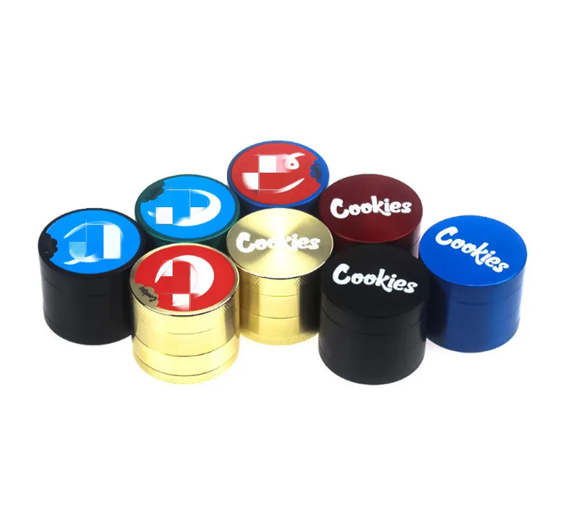 

2020 Wholesale hot selling weed grinder sets new design  zinc alloy 4-layer cigarette weed grinder high quality smoke, Picture