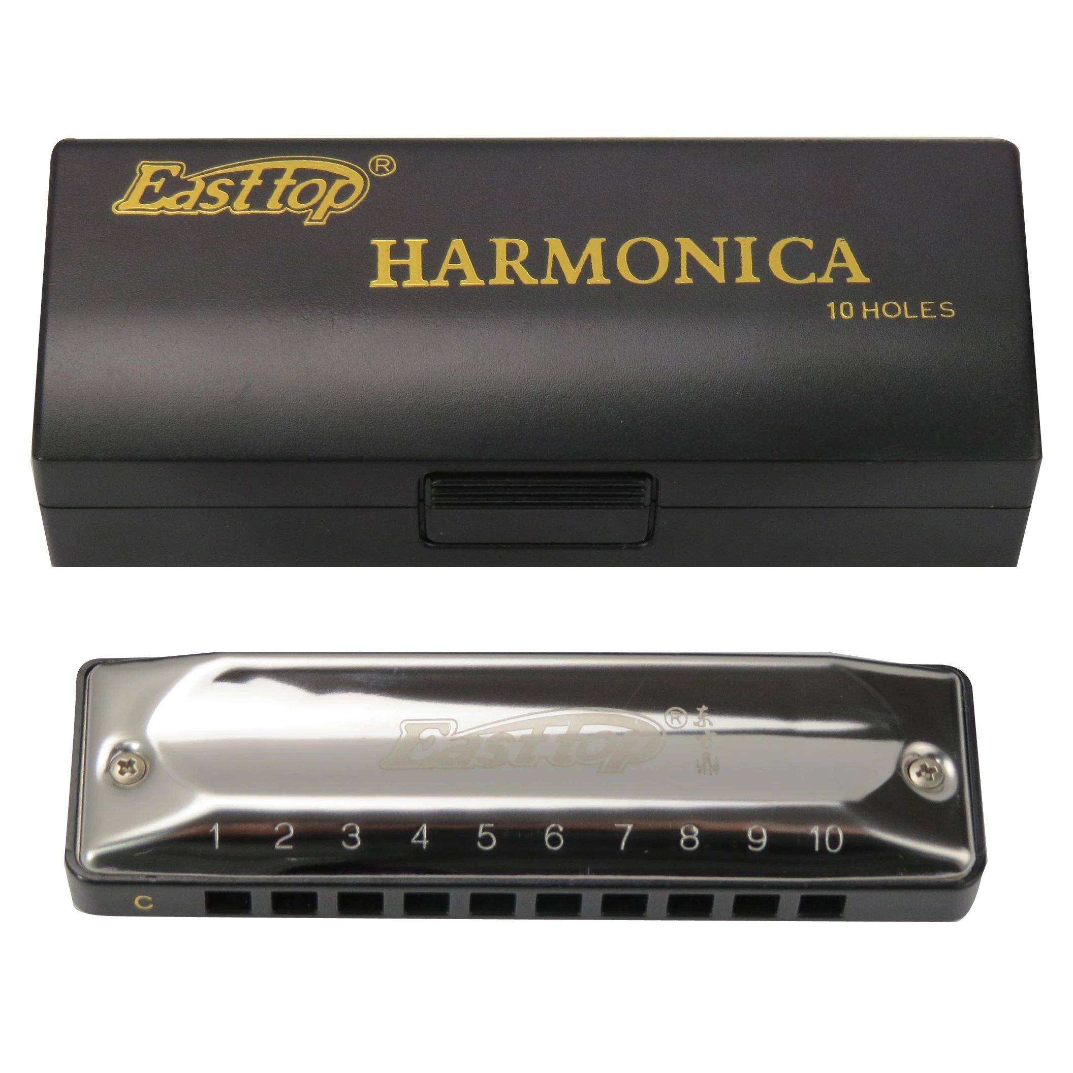 
EASTTOP T002 New product mouth organ for wholesale 10holes blues harmoncia 