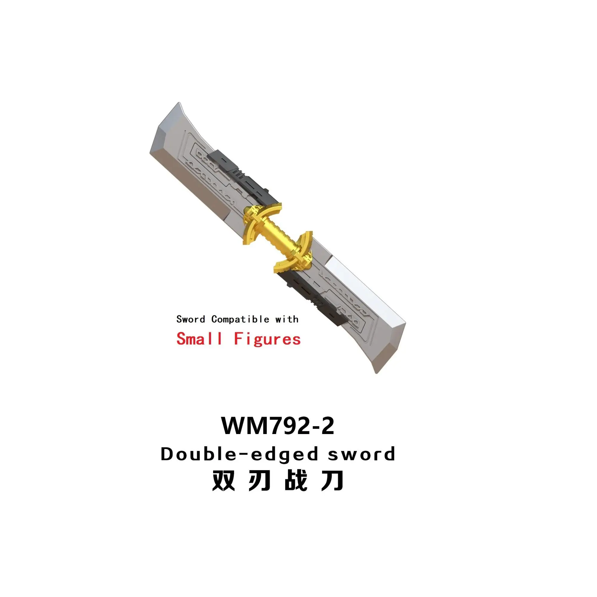 Free Shipping Wm792 2 Double Edged Sword Compatible With Mini Small Figure Endgame Thanos Weapon Accessories Blocks Toys Buy Marvl Mini Figures Endgame Block Figures Product On Alibaba Com