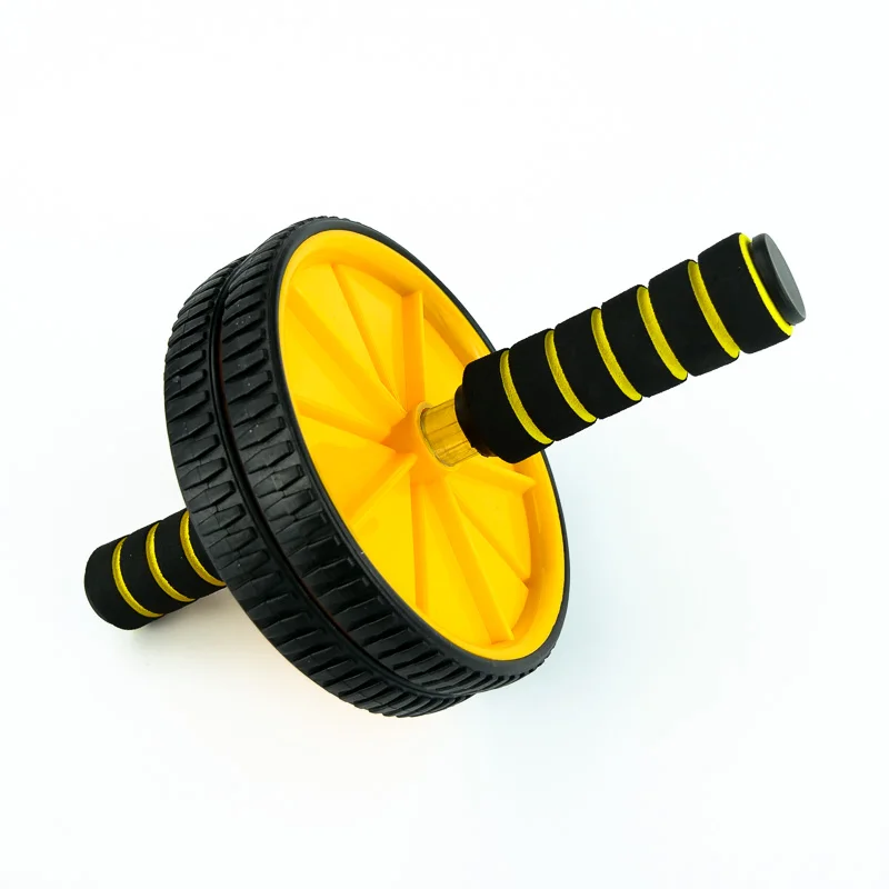 

Home Portable Yoga Gym Fitness Equipment Exercise Muscle Massage Ab Wheel Set, As picture