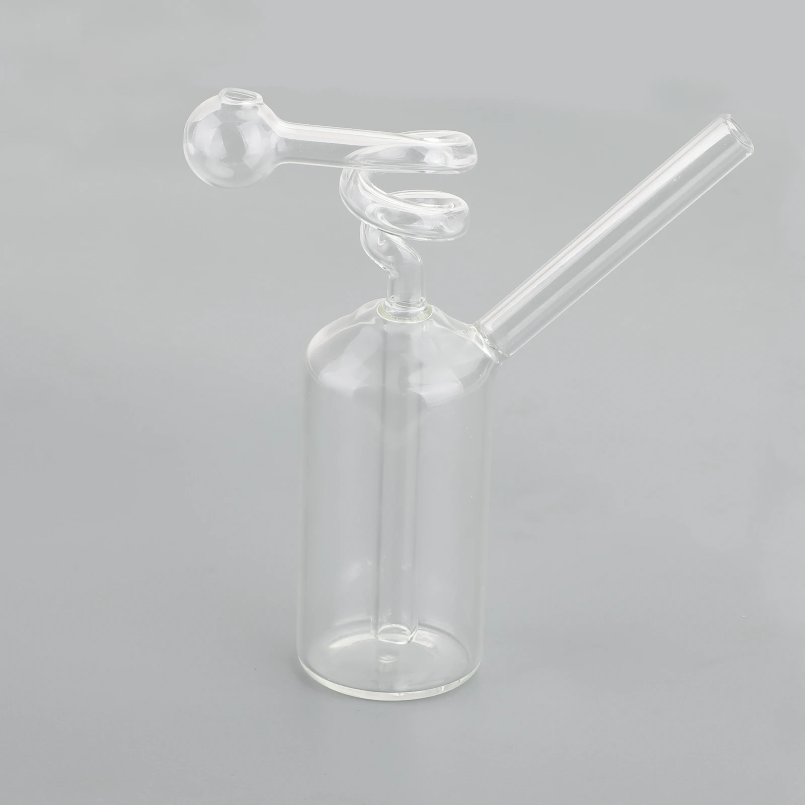 

Glass Hookah 12cm Water Smoking Pipe Shisha Tobacco Smoke Bowl Bottle, Clear