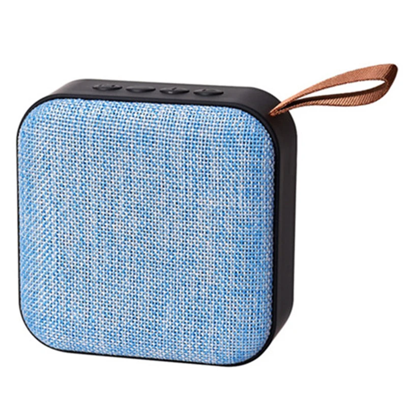 

Mini T5 Square Fabric Design Portable Super Bass Wireless Outdoor Stereo 3W Bluetooth Speaker, Black, red, blue, camouflage