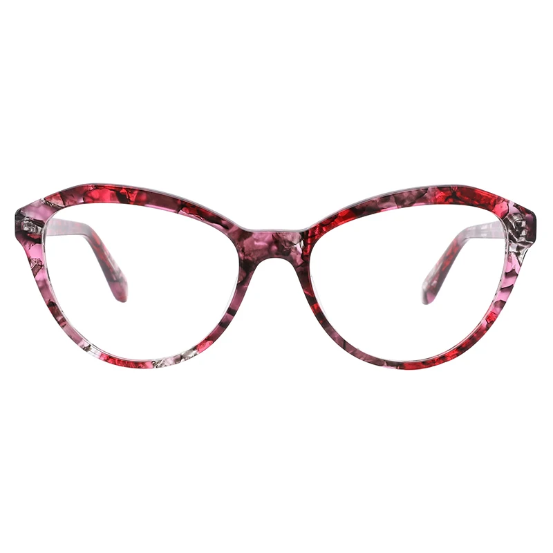 

Fashion Ready Made Women Mazzucchelli Acetate Cat Eye Frames Optical Eyeware Glasses, Picture shows or customized