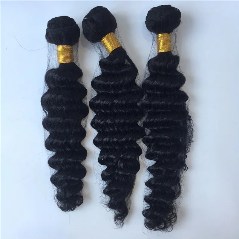 

Qingdao Alisa Hair Natural Color Deep Wave Human Hair Bundles