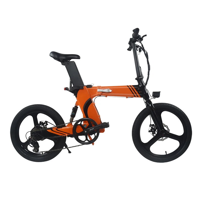 

Z7 folding 20 inch aluminum alloy electric bicycle 250W speed sensing 36V lithium tram, Black red blue white