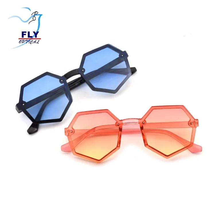 

DOISYER Newest fashion unisex designer plastic clear frame square kids sunglasses girls 2020