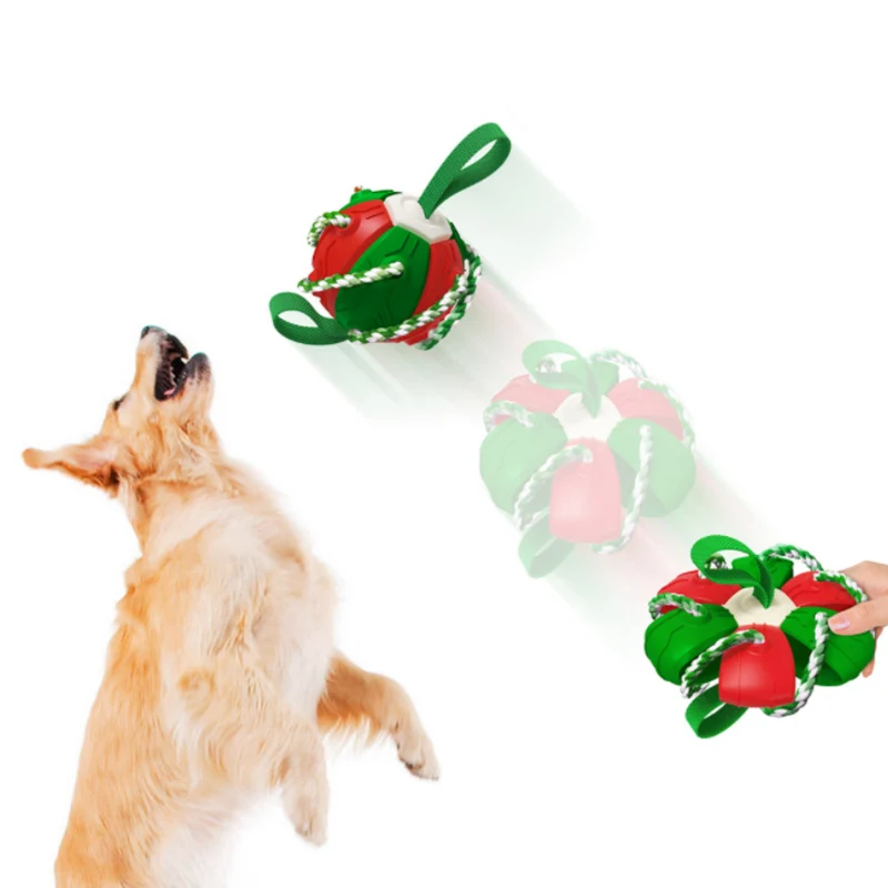 

2021 New Amazon Funny Durable Cheap Teeth Clean Rubber Plastic Dog Interactive Toy Ball, Picture showed