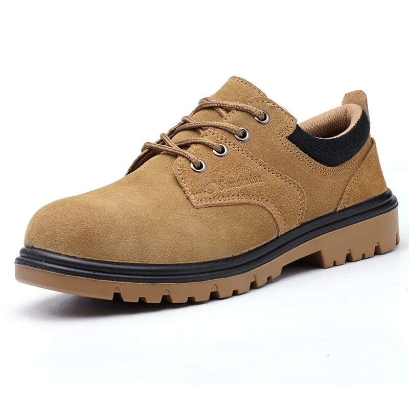 

Steel toe anti-smash and anti-stab safety work shoes