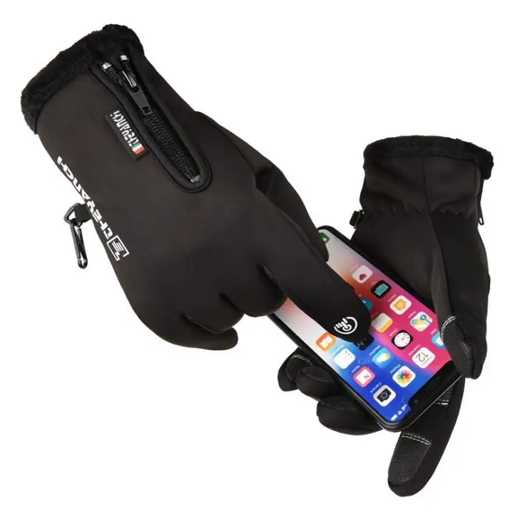 

Outdoor Sport Touch Screen Ski Snow Gloves for Cold Weather Waterproof Winter Snowboard Gloves for Men & Women, Customized color