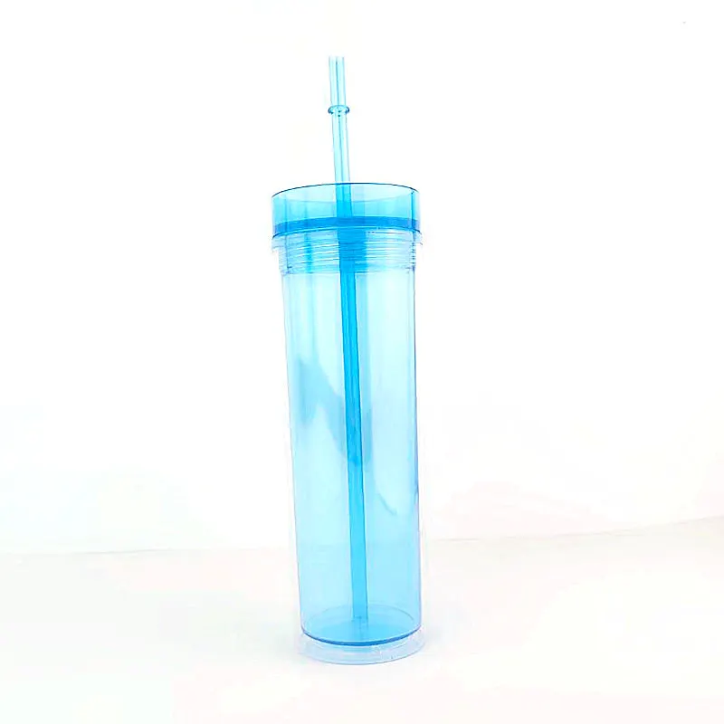 16oz Plastic Tumblers Lids And Straws Reusable Tumbler With Straw