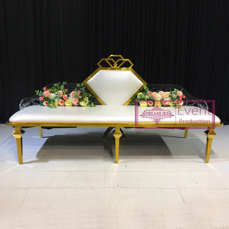 High Quality Wedding Furniture White Rental Wedding Decor Sofa Buy