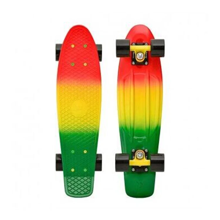 

PP plastic mini 22 inch fish cruiser petrol skateboard with Aluminum truck