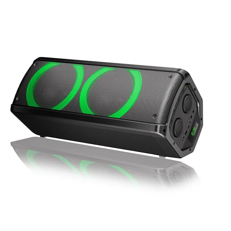 

LINGE 6.5'x2 30W LG-601B TWS Partybox Portable Karaoke Speaker wireless blue tooth lighted speaker with LED light effect