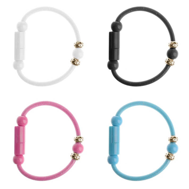 

Short Roud Bead Bracelet USB Type C Data Sync Charging Cable For Android Phone