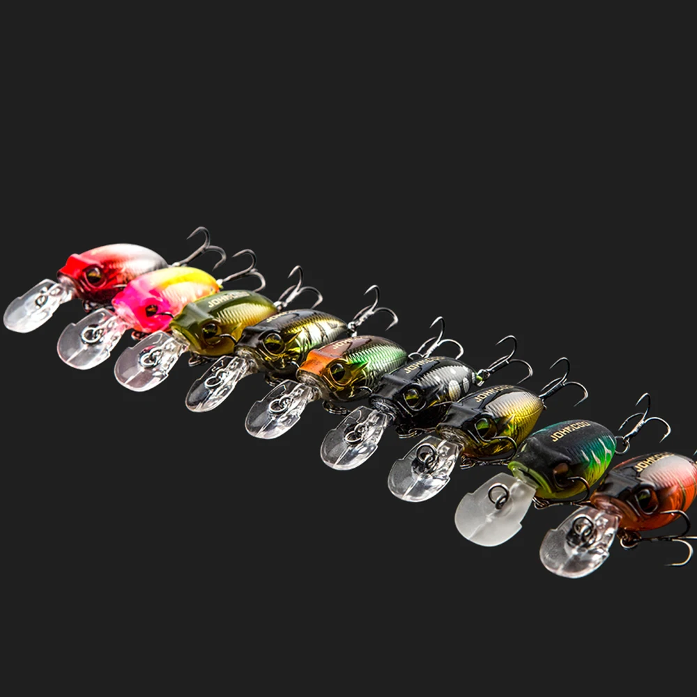 

Multi color artificial crankBait plastic Fishing hard Lure Suspend trout Swimbait