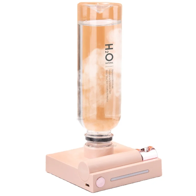 

Simple and Easy Operation  Portable Bottled Water Humidifier with Warm Night Lamp For Travel
