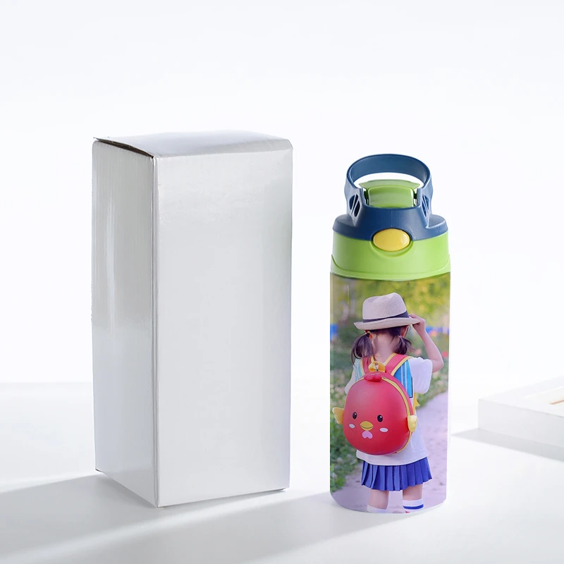

Wholesale high quality kids tumbler stainless steel cup Sublimation blank water bottles with custom logo mug, Customized color