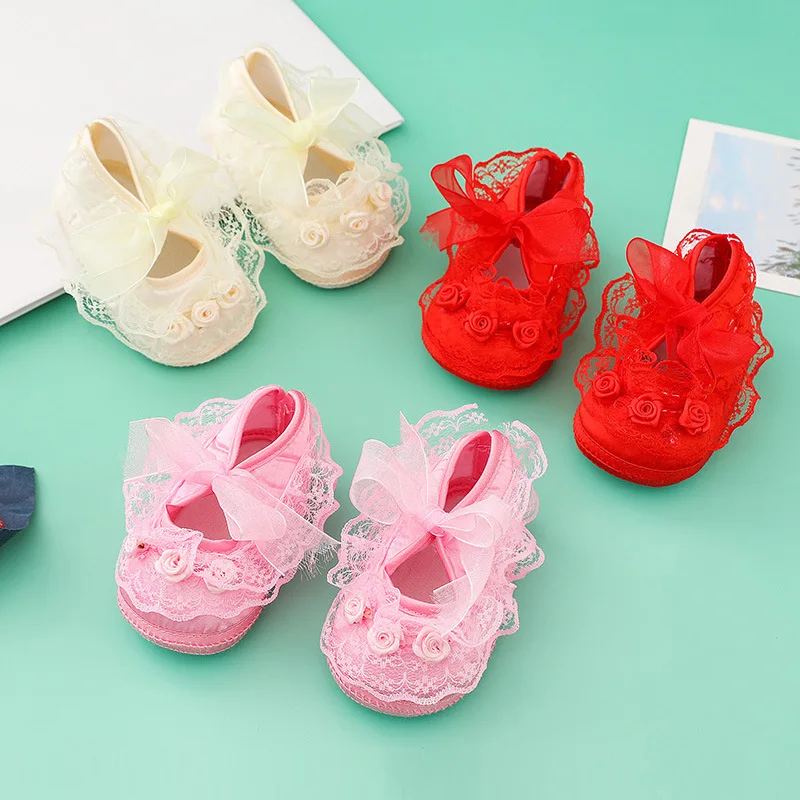 

OEM Drop shipping Soft Sole baby shoes Moccasin girls Baby First Walker Shoes Toddler PU Leather Non-Slip Newborn Infant Shoes