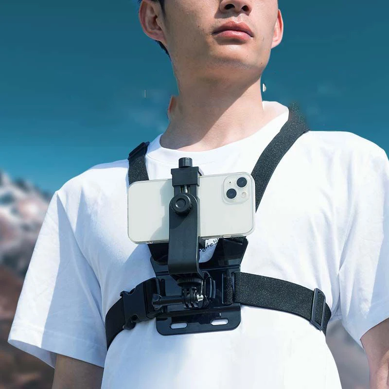 

JETSHARK Adjustable Body Shoulder Neck Tripod Harness Chest Strap Mount Belt Phone Camera Strap