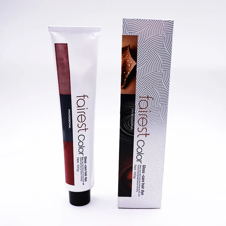 Fairest Professional Salon Hair Dye Hair Color Cream Permanent Easy