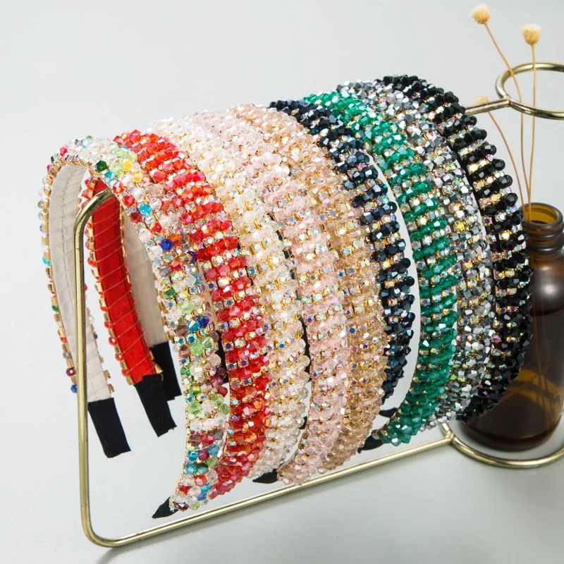 

New crystal full of drill hair hoop Elegant headband Custom hair accessories