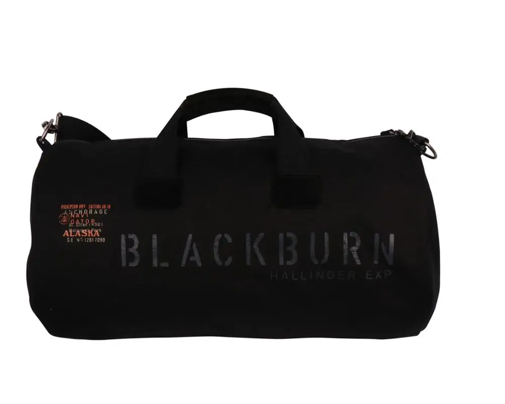 

Factory Direct Custom Fashionable Travel Sports Duffle Bag Canvas Duffle Bag, Black or customized