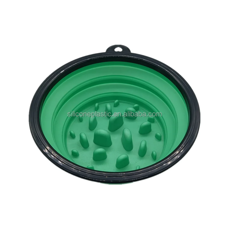 

New food grade high quality China supplier foldable potable pet bowl, Customized color