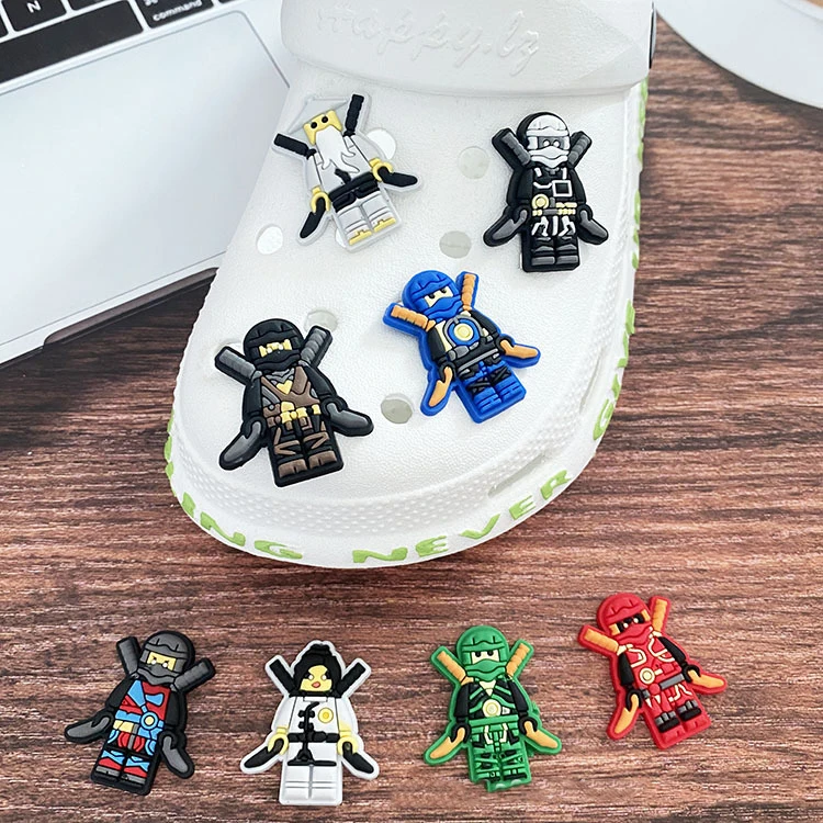 

Cute cartoon 2022 hot selling LEGO series children's Shoes Clogs Charm