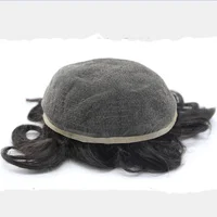 

Indian Virgin Hair Men Toupee Swiss Lace 100% Human Hair toupee for men