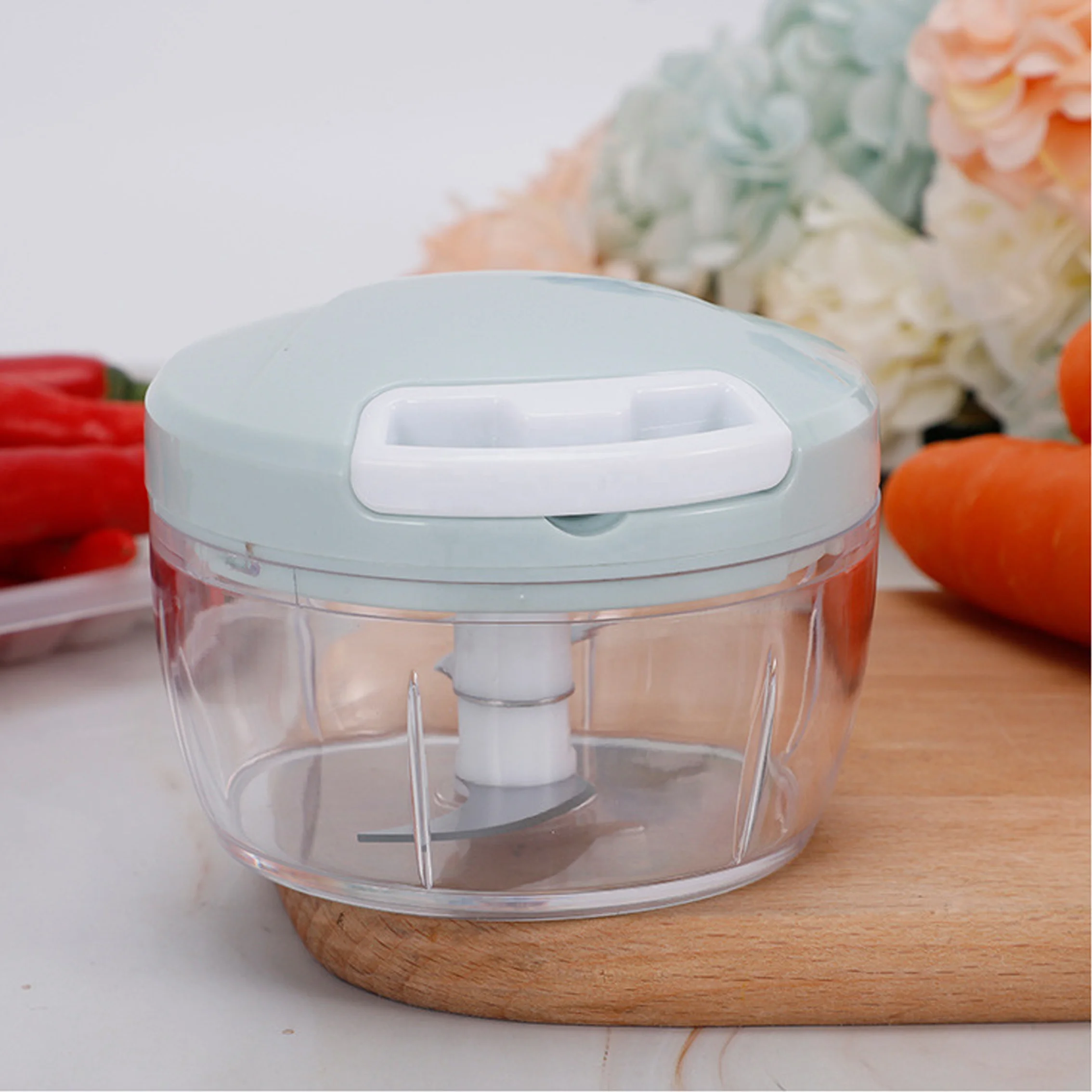 

multifunction home Food Chopper Hand Food grater vegetable cutter and chopper Vegetable Slicer, Customized color manual meat grinder