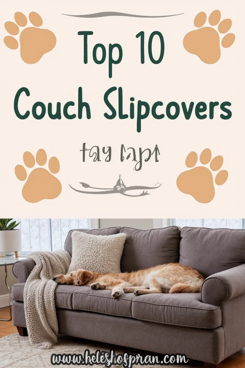 Comparison table of top 10 couch slipcovers