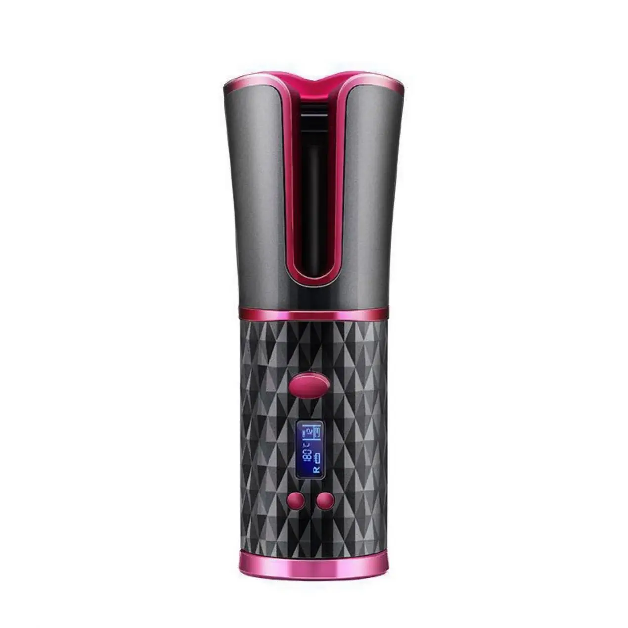 

GESS New Design Hair Curler Wand With Low Price, Black + pink