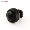 Toowei Factory High quality IP67 round plastic lampless self-locking 12mm waterproof push button switch