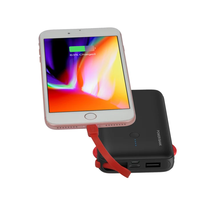 2019 New Design Shenzhen Factory Custom Powerbank 10000MAH Portable Small Power Bank For Iphone Samsung Huawei - ANKUX.COM