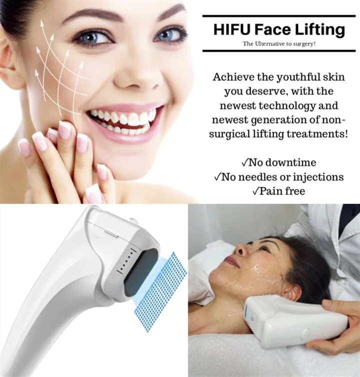 Hifu Ce Vmax Face Lifting V Max Skin Tightening Body Slimming 2 In 1 Portable Mini 3d 4d Hifu