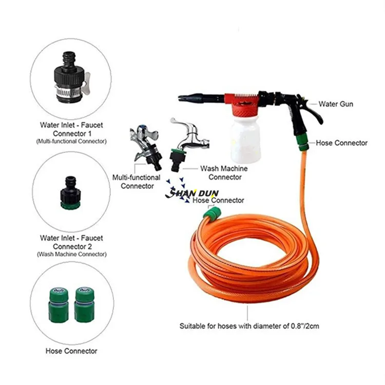 Low Pressure Garden Hose Snow Foamer For Car,900 Ml Adjustable Foam