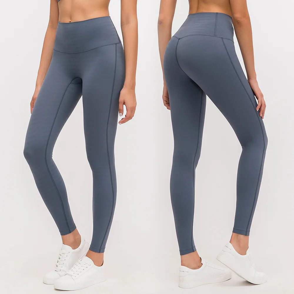 High Waist Tight Pants Lulu Leggings  Custom Seamless Leggings For Women Gym Wear Women Sportswear Fitness Yoga Leggings