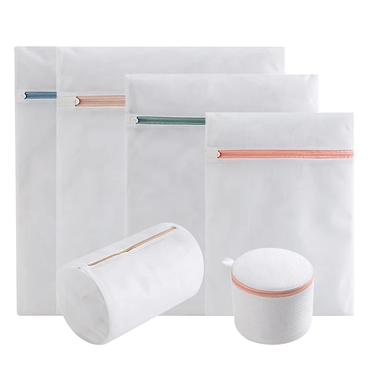 
The North Europe style zipper mesh laundry bag delicate laundry bag thin mesh wash delicate bags washing set 