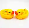 Super Hot Cute Most Popular Children Bath toy Yellow Duck Shape customized Logo Kid Toy