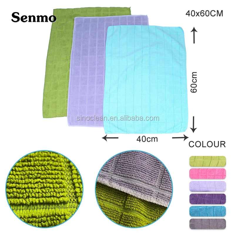 
China fabric market household microfiber towel cleaning cloth 