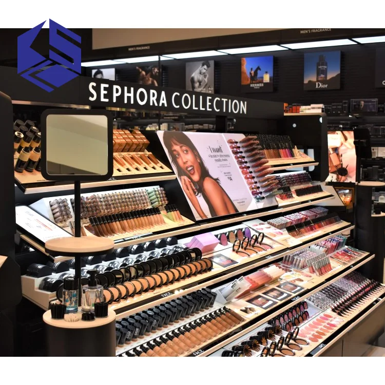 Shopping Mall Cosmetic Stand Make Up Store Display Furniture - Buy Make ...