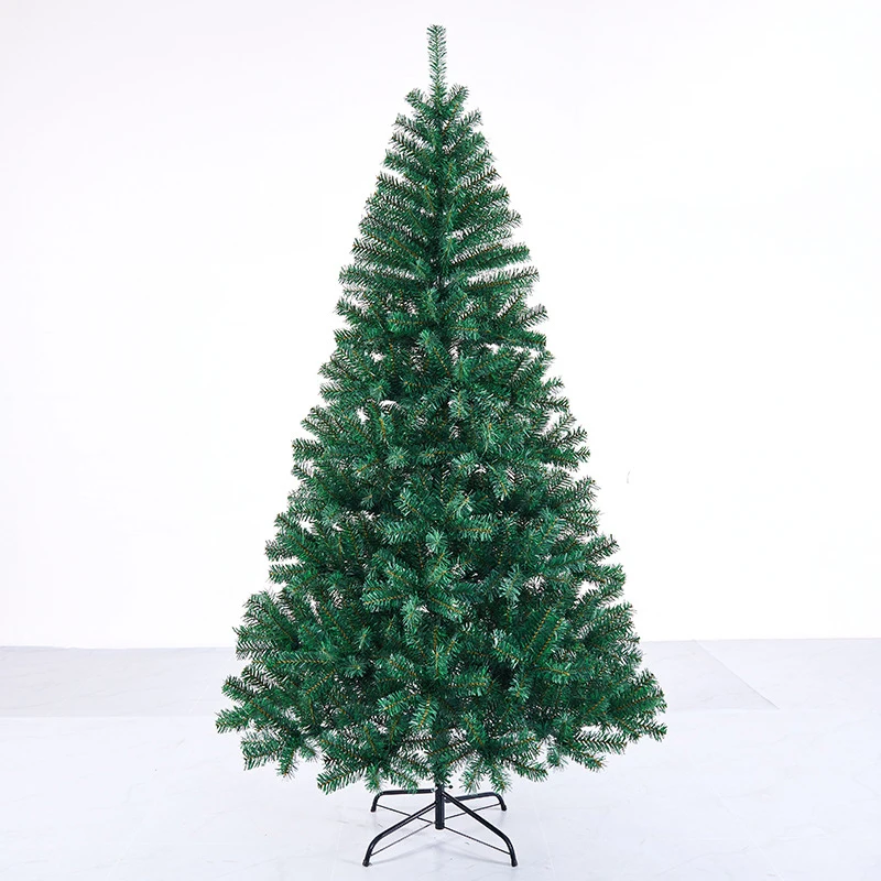 

7FT green artificial christmas PVC tree for outdoor xmas trees home holidays decoration 210cm Easy Assemble