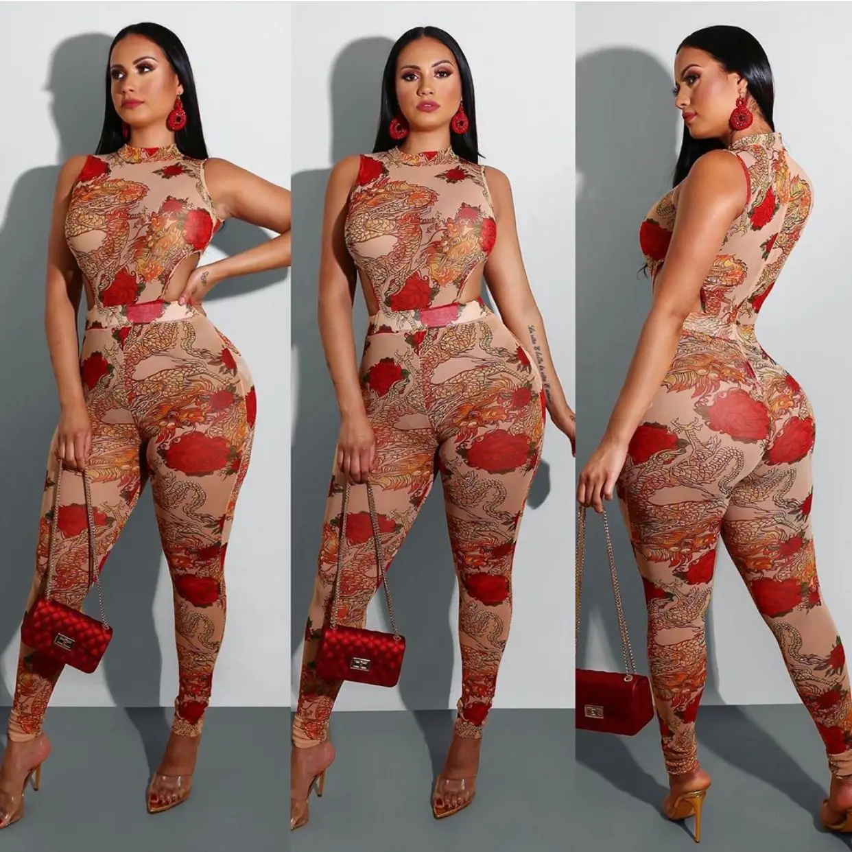 

Hot selling 2021 Wholesale Custom Fitness sleeveless Sexy Bodycon Jump Suit Women One Piece Jumpsuits And Rompers