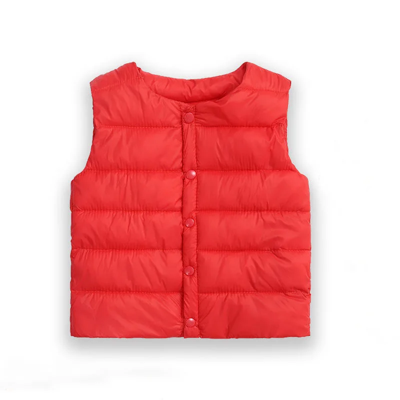 

Kids vest winter autumn Cotton Warm sleeveless jacket children vest for girls toddler boy coat down and parkas waistcoat Coats