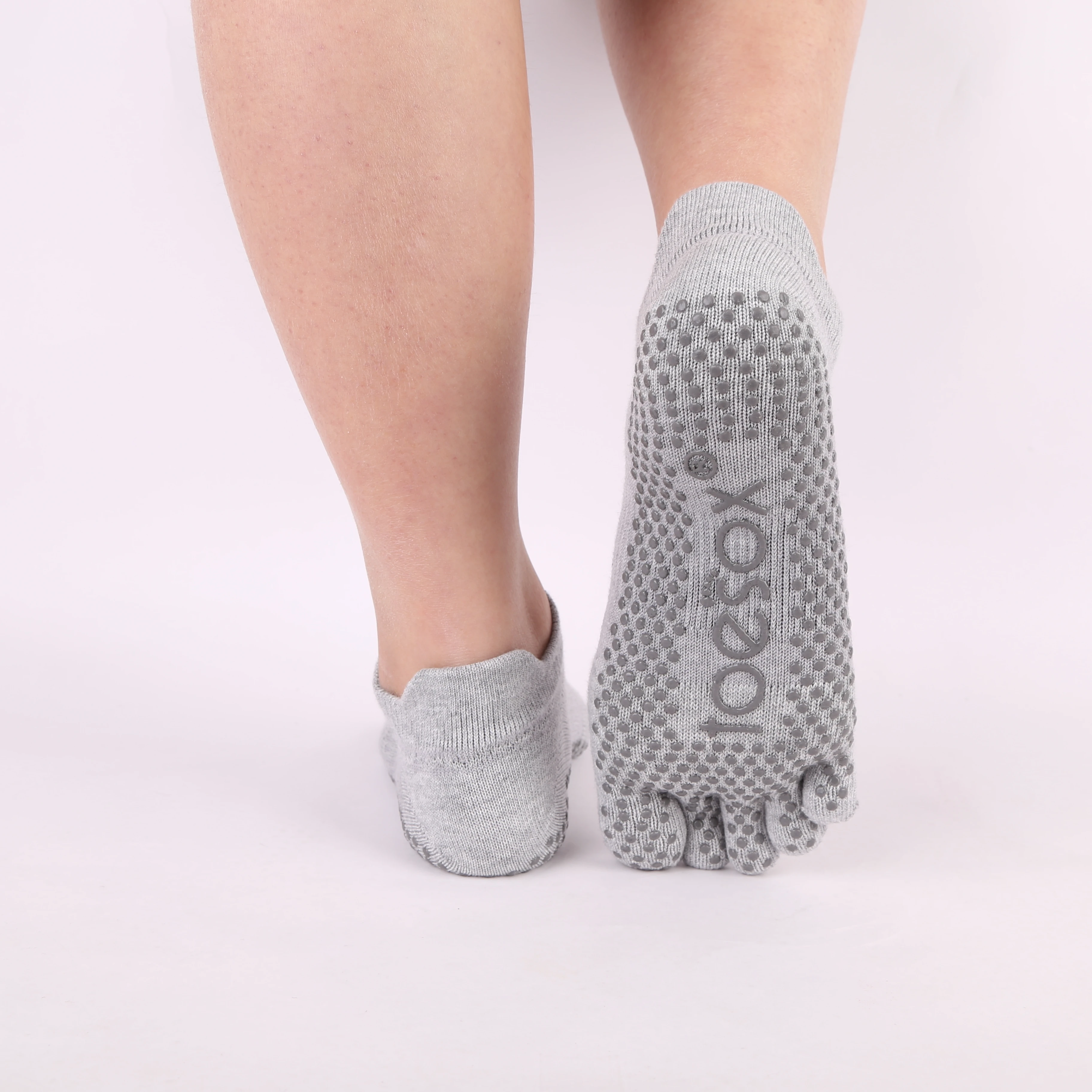 

Hot sell unisex non slip cotton silicone grip yoga socks, Choose picture