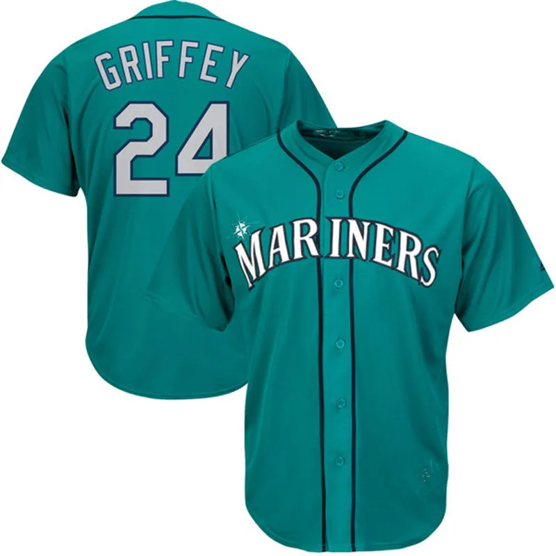 

Mens Best Quality 24 Ken Griffey Jr. Wholesale Stitched Baseball Jersey 51#ICHIRD