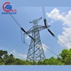 self supporting pole electric tower structure for power transmission terminal transmission line tower